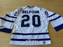 100% Authentic Toronto Maple Leafs Ed Belfour CCM Jersey fight Strap SZ 46
