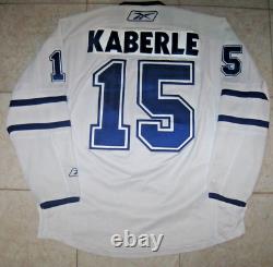 #15 Tomas KABERLE Toronto MAPLE LEAFS Off. Lic. REEBOK Jersey, Size Men's L