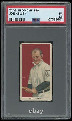 1909-11 T206 Piedmont Joe Kelley PSA 1.5 Toronto Maple Leafs