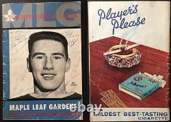 1959-1960 Toronto Maple Leafs Signed Program 20 Total Autos 7 Hall of Fame HOF
