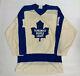 1960's Toronto Maple Leafs Jersey Murphy #1 Rare White Blue Size 42