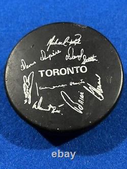 1972-73 Toronto Maple Leafs Libbys Vintage Facsimile Hockey Puck NHL