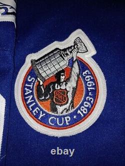 1992-93 Toronto Maple Leafs Doug Gilmour CCM Pro Jersey 52 Fight Strap Ultrafil