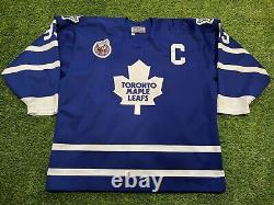 1993 Authentic CCM Doug Gilmour Toronto Maple Leafs NHL Hockey Jersey 52 Signed