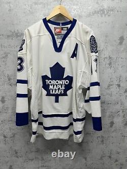 1999 Authentic Nike Mats Sundin Toronto Maple Leafs Hockey Jersey Sz 48