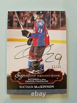 2013-14 Nathan MacKinnon The Cup Signature Renditions Rookie Auto 21/35