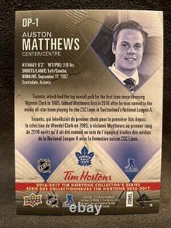 2016-17 UD Tim Hortons Hockey Leafs Auston Matthews #1 Draft Pick DP-1 118,000