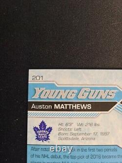 2016-17 Upper Deck Series 1 #201 Auston Matthews Young Guns Rookie Card RC