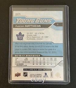 2016-17 Upper Deck Young Guns #201 Toronto Maple Leafs Auston Matthews Rookie