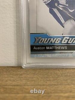 2016 Auston Matthews Young Guns RC #201 PSA 9 MINT