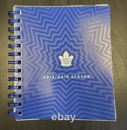 2018-19 Toronto Maple Leafs Full Seasons Ticket Book 1 Seat Per All Uncut