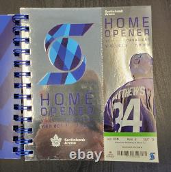 2018-19 Toronto Maple Leafs Full Seasons Ticket Book 1 Seat Per All Uncut