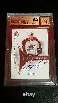2019-20 BGS 9.5 SP Authentic Future Watch Retro Auto /399 Rookie RC Cale Makar