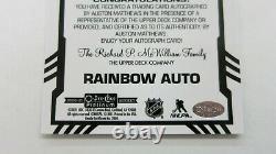 2020-21 O-pee-chee Platinum Auston Matthews Best The World Rainbow Auto Ssp Bw-4