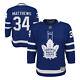 #34 AUSTON MATTHEWS Toronto MAPLE LEAFS Youth NHL Premier Jersey 100% Original