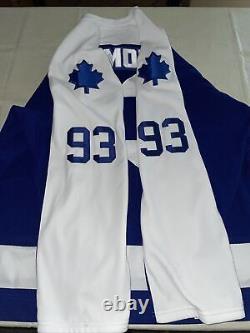 56 Auto Authentic Doug Gilmour Jersey Toronto Maple Leafs Vintage Clean Sewn Men