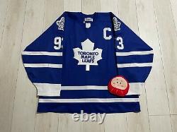 AUTHENTIC Vintage Toronto Maple Leafs Gilmour 93 CCM NHL Hockey Jersey 52