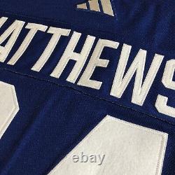 Adidas Auston Matthews Toronto Maple Leafs Reverse Retro 2.0 NHL Jersey Blue 52