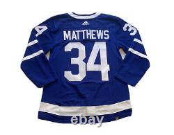 Adidas Toronto Maple Leafs Auston Matthews NHL Hockey Jersey NWT Men's 46 S