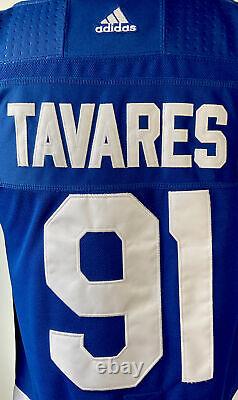 Adidas Toronto Maple Leafs John Tavares Stitched Jersey WithFight Strap Size S/M