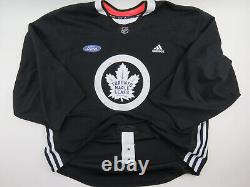 Adidas Toronto Maple Leafs Practice Worn Authentic NHL Hockey Jersey 60 GOALIE