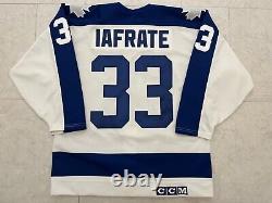 Al Iafrate 1989-90 Toronto Maple Leafs White CCM Authentic Jersey Size 48