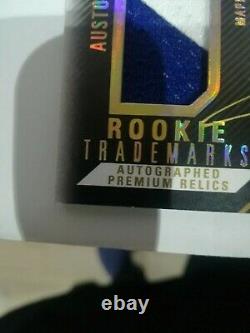Auston Matthews 16-17 Black Trademark Premium Relic Rookie Rc/15 Gold Auto Patch