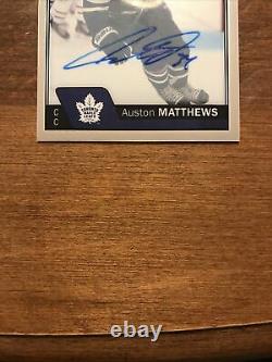 Auston Matthews 2016-17 O Pee Chee Platinum Rookie Auto R-AM Maple Leafs RC