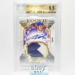 Auston Matthews 2016-17 UD Exquisite The Cup Rookie Auto Patch RPA BGS 9.5 /34