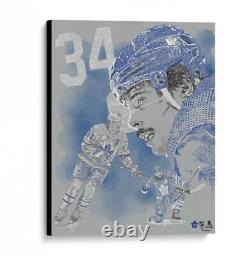 Auston Matthews Maple Leafs 20x24 Original Art and Print
