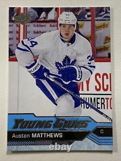 Auston Matthews Rc 2016-17 UD Young Guns Rookie # 201 Toronto Maple Leafs