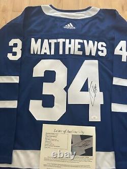 Auston Matthews Signed Autographed Toronto Maple Leafs Jersey JSA LOA