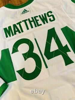 Auston Matthews St Pats Toronto Maple Leafs Authentic Adidas NHL Hockey Jersey