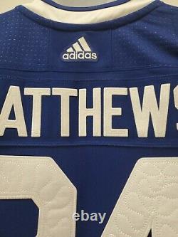 Auston Matthews Toronto Arena Mens Adidas Jersey New (54) XL MAPLE LEAFS Blue