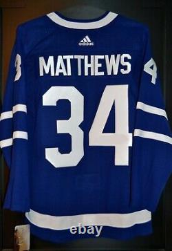 Auston Matthews Toronto Maple Leafs Adidas Home Jersey Size 50