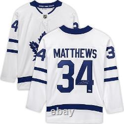 Auston Matthews Toronto Maple Leafs Autographed White Fanatics Breakaway Jersey