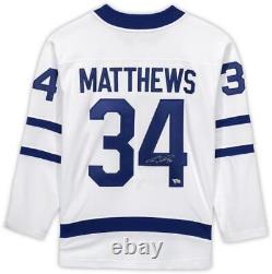 Auston Matthews Toronto Maple Leafs Autographed White Fanatics Breakaway Jersey