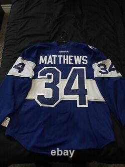 Auston Matthews Toronto Maple Leafs Centennial Classic Jersey Reebok MIC 56 NWT