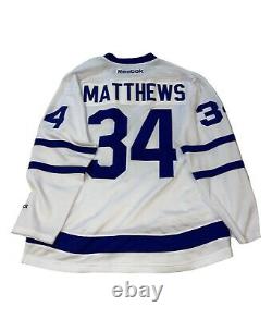 Auston Matthews Toronto Maple Leafs Classic White Away Reebok Jersey NEW