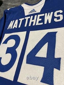 Auston Matthews Toronto Maple Leafs Custom Adidas Jersey 52 Heritage Arenas