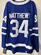Auston Matthews Toronto Maple Leafs Fanatics Jersey Licensed NHL Hockey Size XL