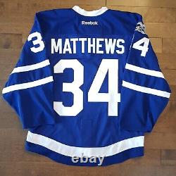 Auston Matthews, Toronto Maple Leafs Reebok Edge, 2.0, NHL100, Hockey Jersey