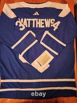Auston Matthews Toronto Maple Leafs Reverse Retro Jersey #34 Size 54