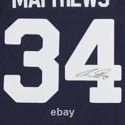 Auston Matthews Toronto Maple Leafs Signed 2022 Heritage Classic Adidas Jersey