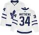 Auston Matthews Toronto Maple Leafs Signed Game-Used #34 White