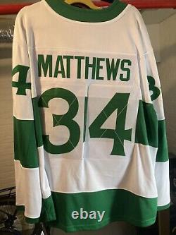 Auston Matthews Toronto St. Pats (Maple Leafs) Jersey, Fanatics Branded, NWT, XL
