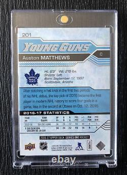 Auston Matthews Young Guns 2016-17 Toronto Maple Leafs Rookie MINT RC