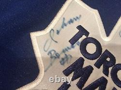 Authentic 1997-99 Nike Toronto Maple Leafs Blue NHL Hockey Jersey Sz 44 Signed