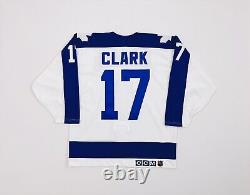 Authentic'90-91 Maple leafs Clark Ultrafil CCM Jersey 48 Pro NHL