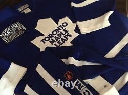 Authentic CCM Center Ice Mats Sundin Toronto Maple Leafs Jersey sz 52
